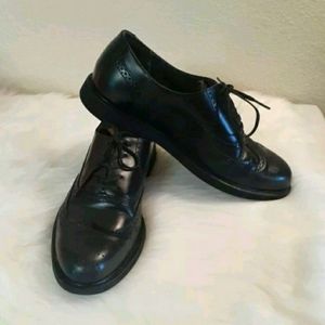 Black Leather Men's Dress Shoes Size 9